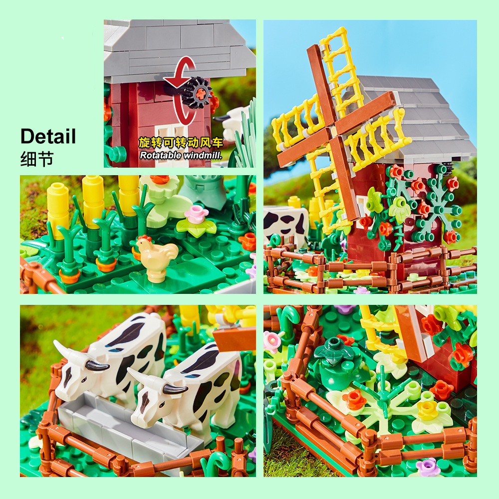 Happy Ranch MOC Building Block – Agriculture Farming Types Bewertung und Preis